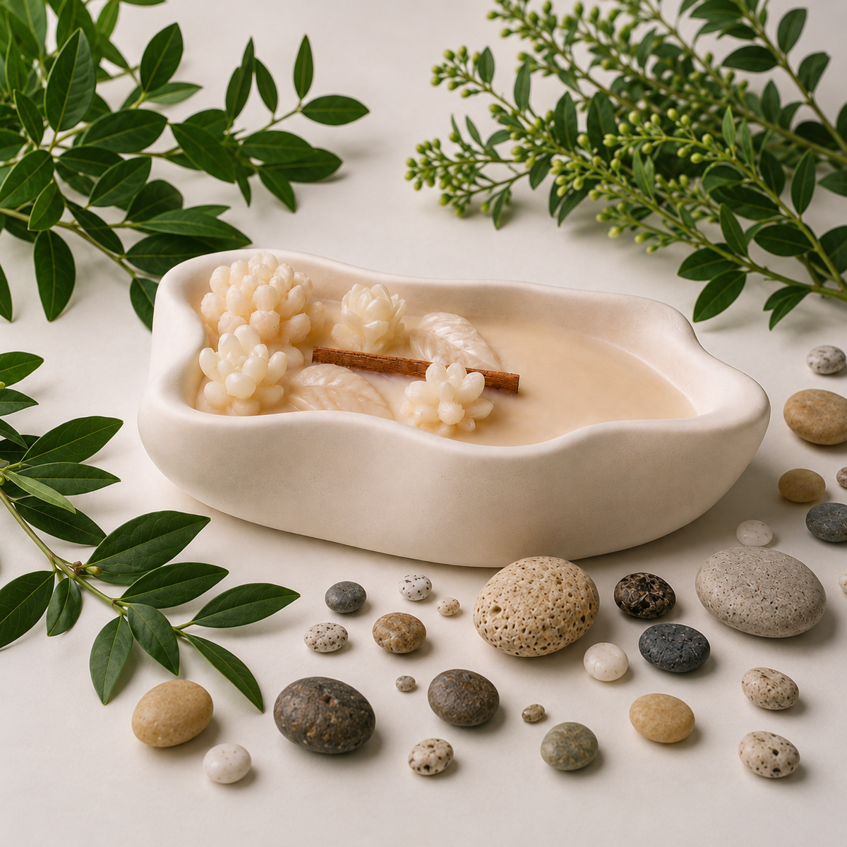 Bloomstone Botanical Tray Candle
