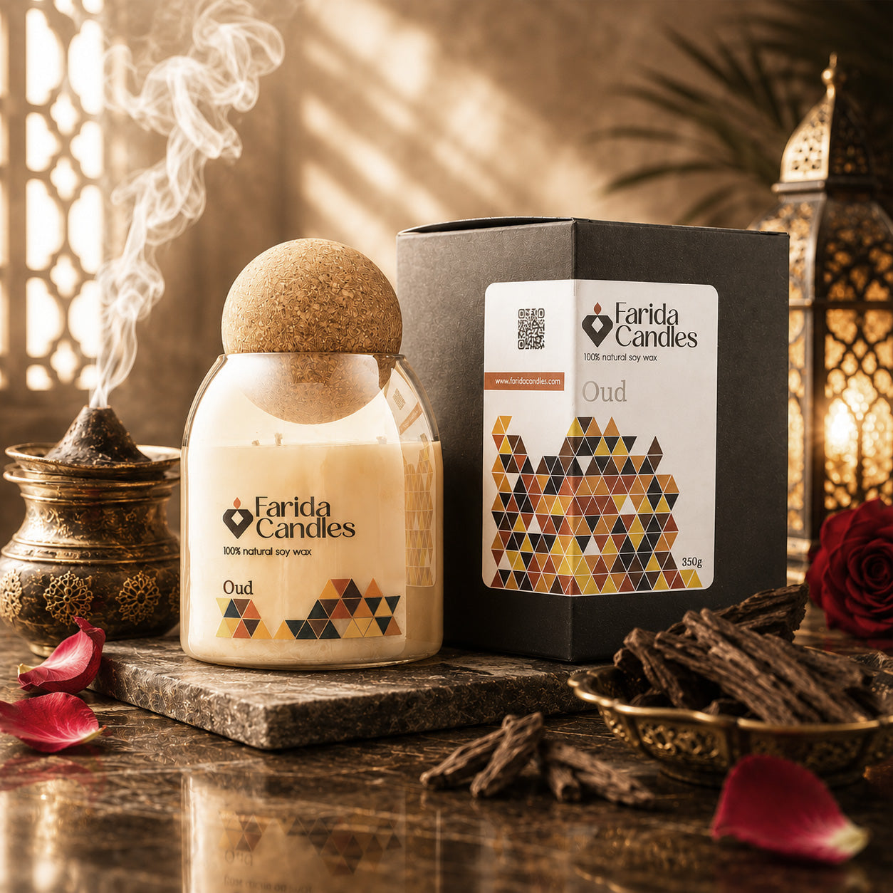 Oud Artisanal Jar Candle – Cork Top Edition