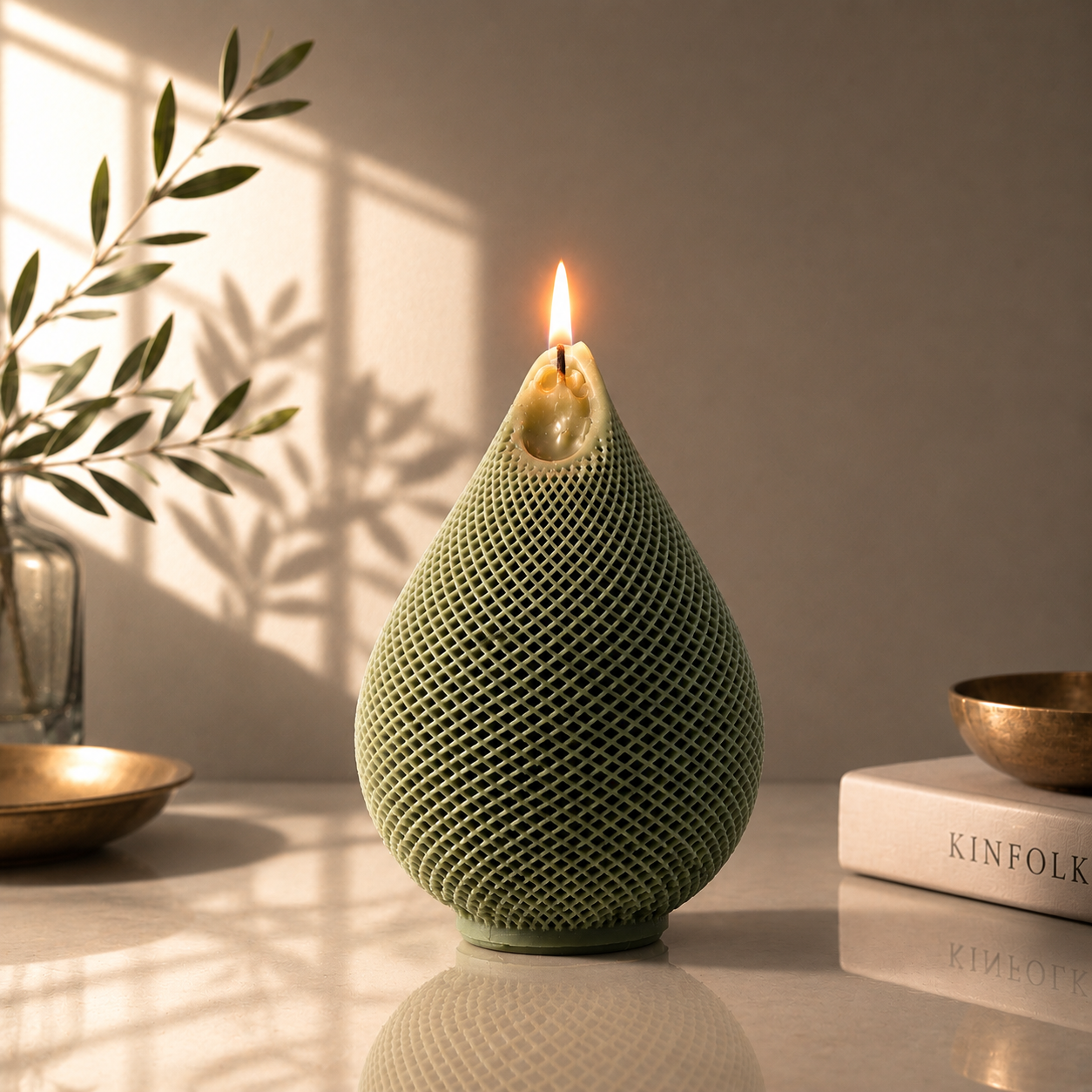 Lattice Flame Candle