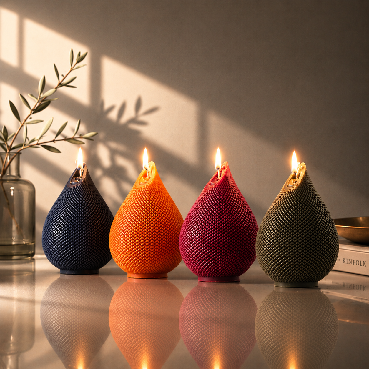 Lattice Flame Candle
