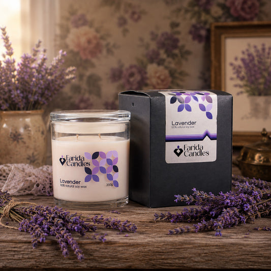 Lavender Signature Jar Candle – Glass Lid Edition