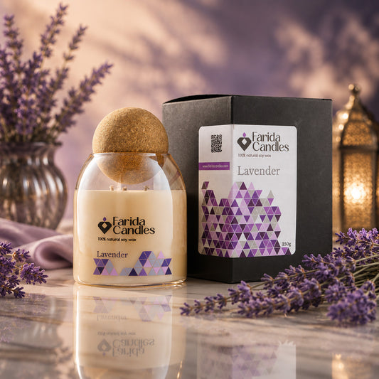 Lavender Artisanal Jar Candle – Cork Top Edition