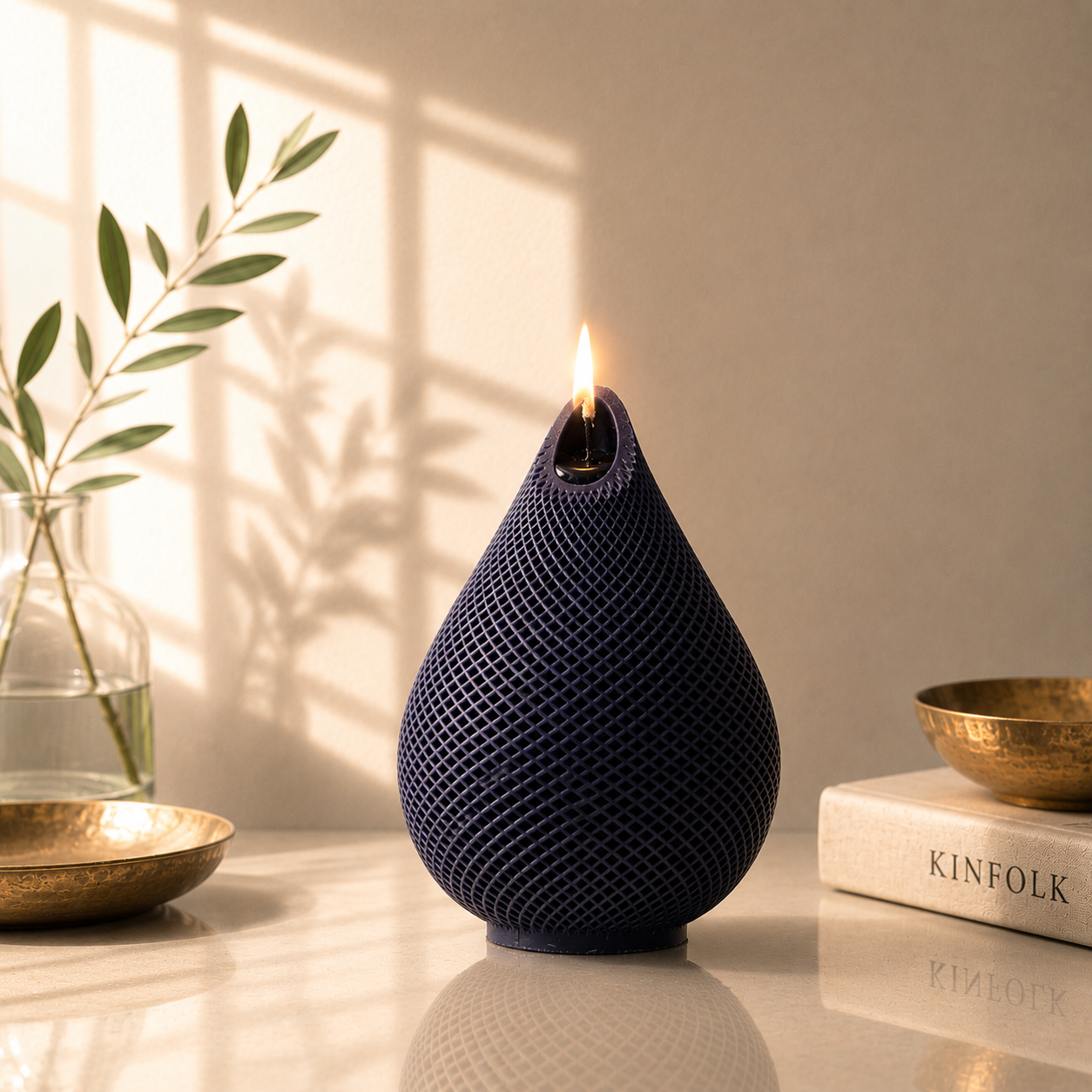 Lattice Flame Candle