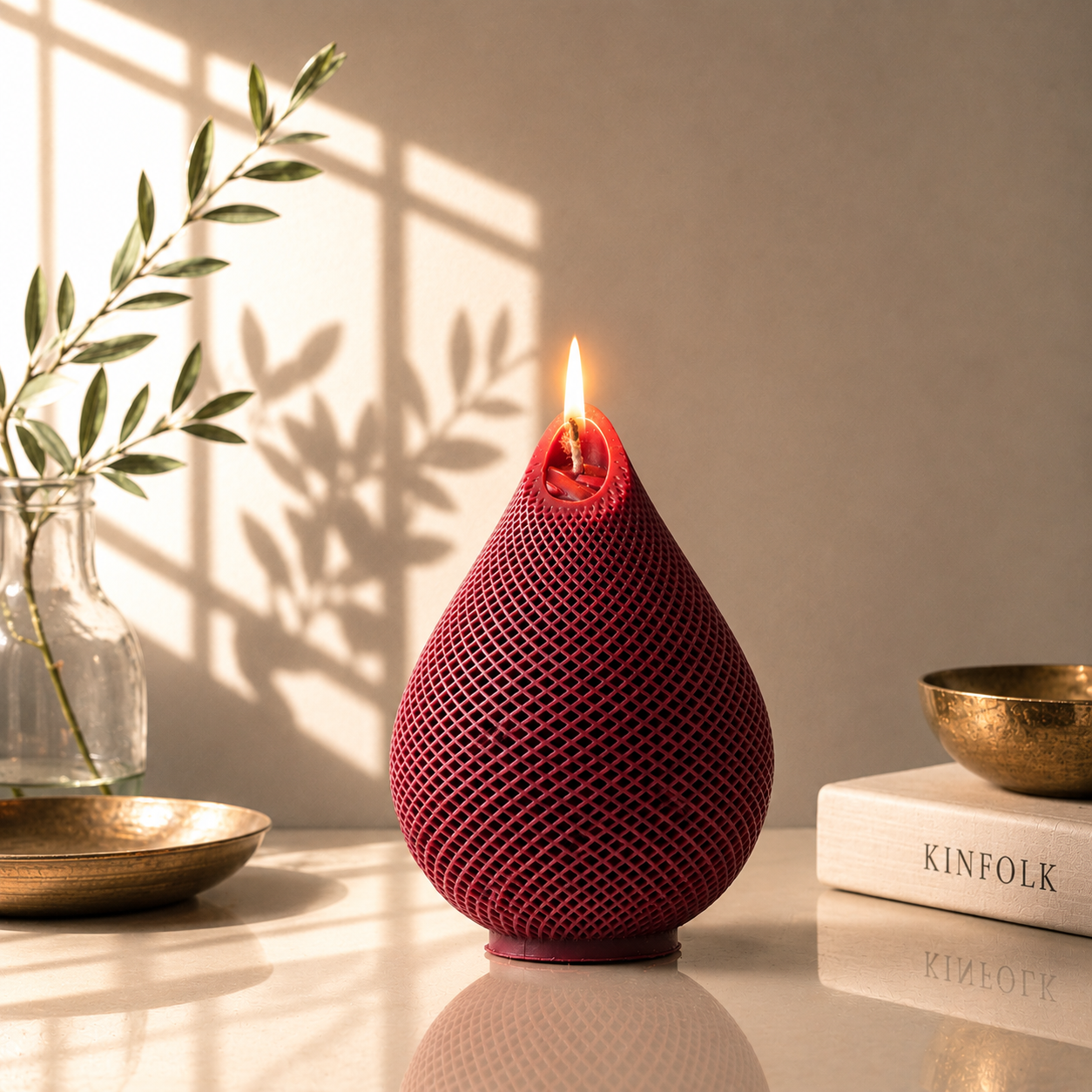 Lattice Flame Candle