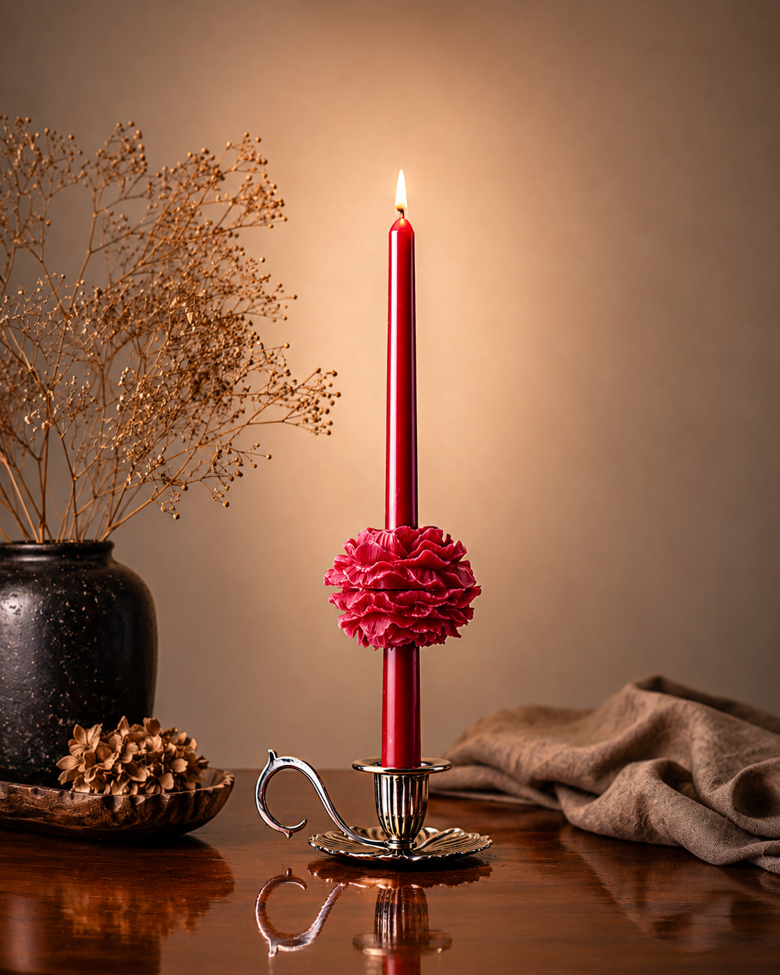 Bloom Taper Candle Set (set of2)